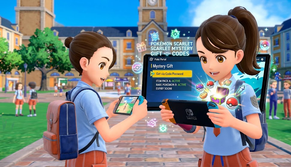 Pokémon scarlet mystery gift codes: Free Rewards